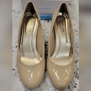Comfort Plus by Predictions Heels in Nude